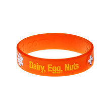 Load image into Gallery viewer, Dairy, Egg &amp; Nut Allergy Wristband
