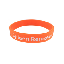 Load image into Gallery viewer, Splenectomy Spleen Alert Wristband
