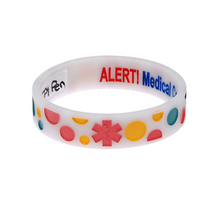 Load image into Gallery viewer, Bubbles - Kids Reversible Write On Wristband
